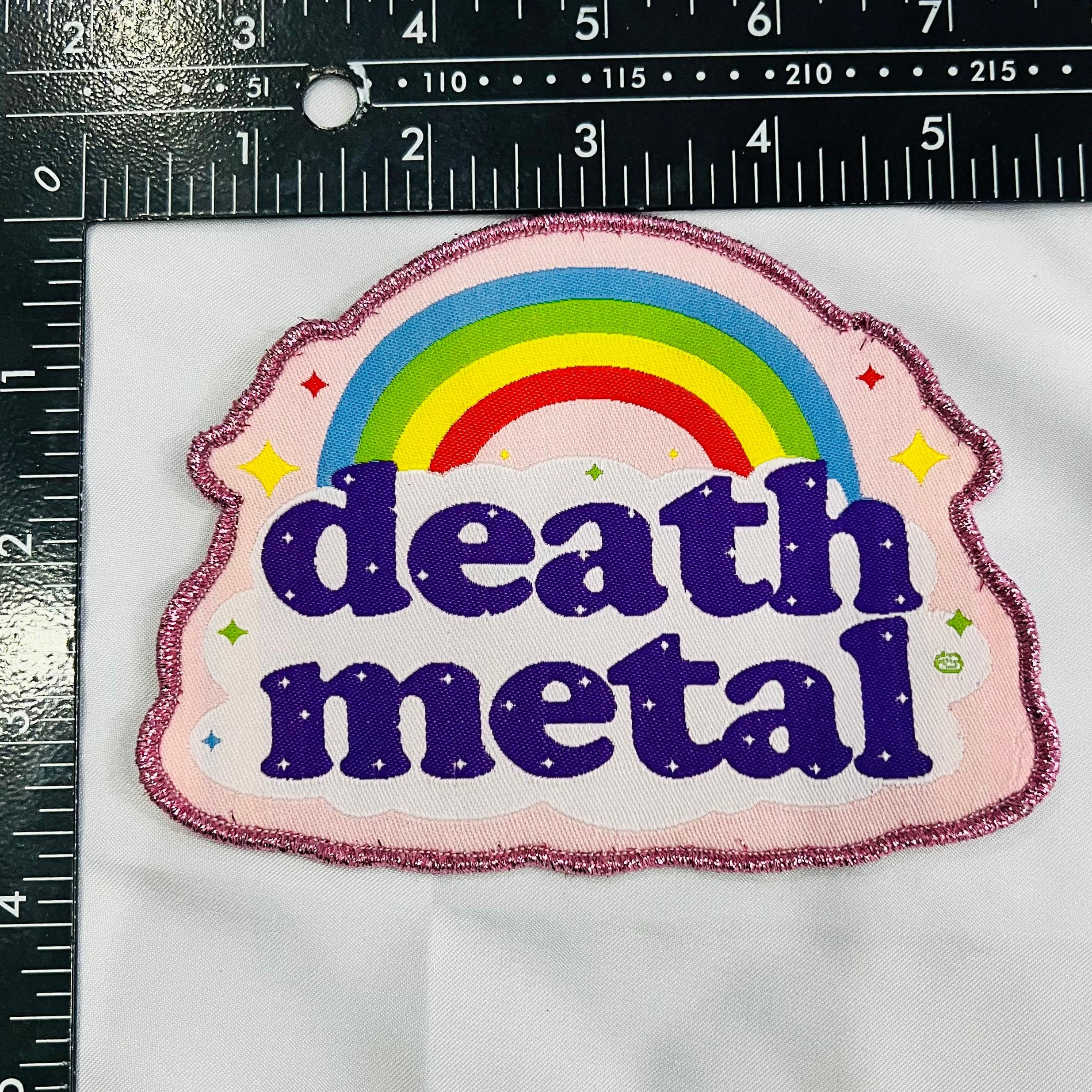 DEATH METAL - Rainbow - Woven Patch