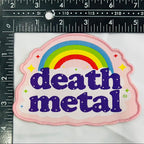 DEATH METAL - Rainbow - Woven Patch