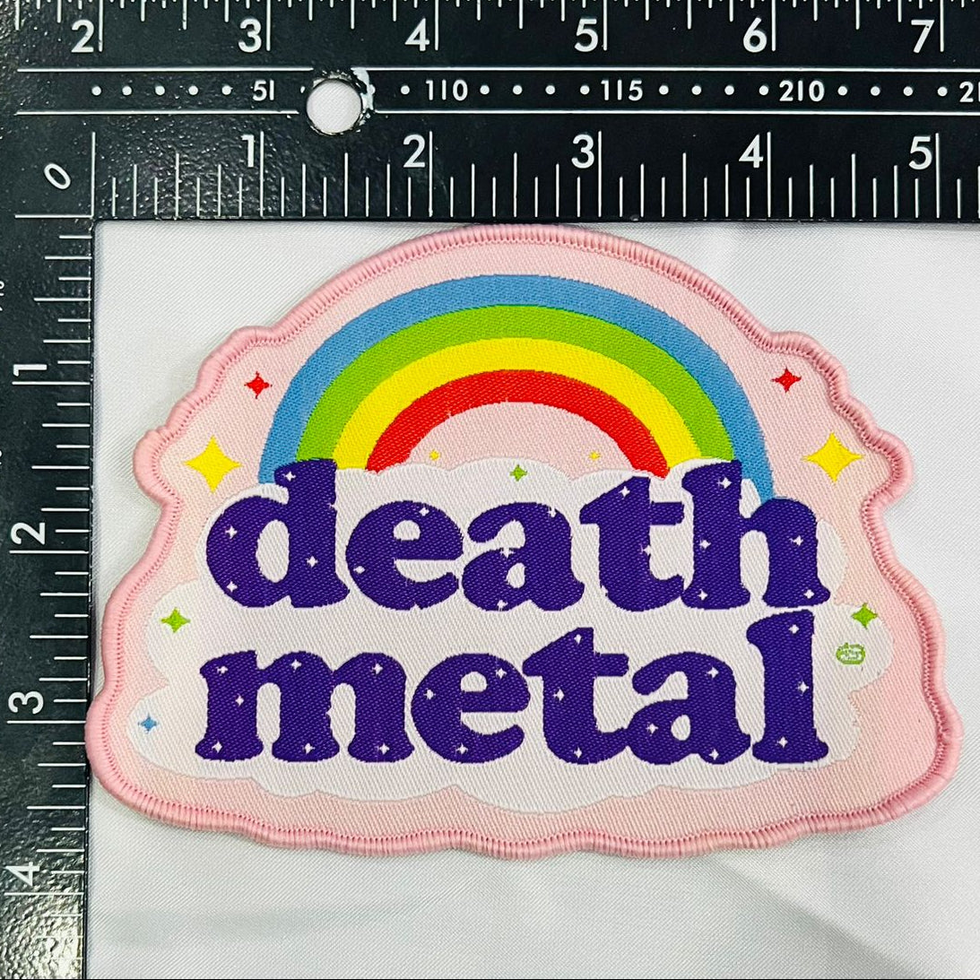 DEATH METAL - Rainbow - Woven Patch