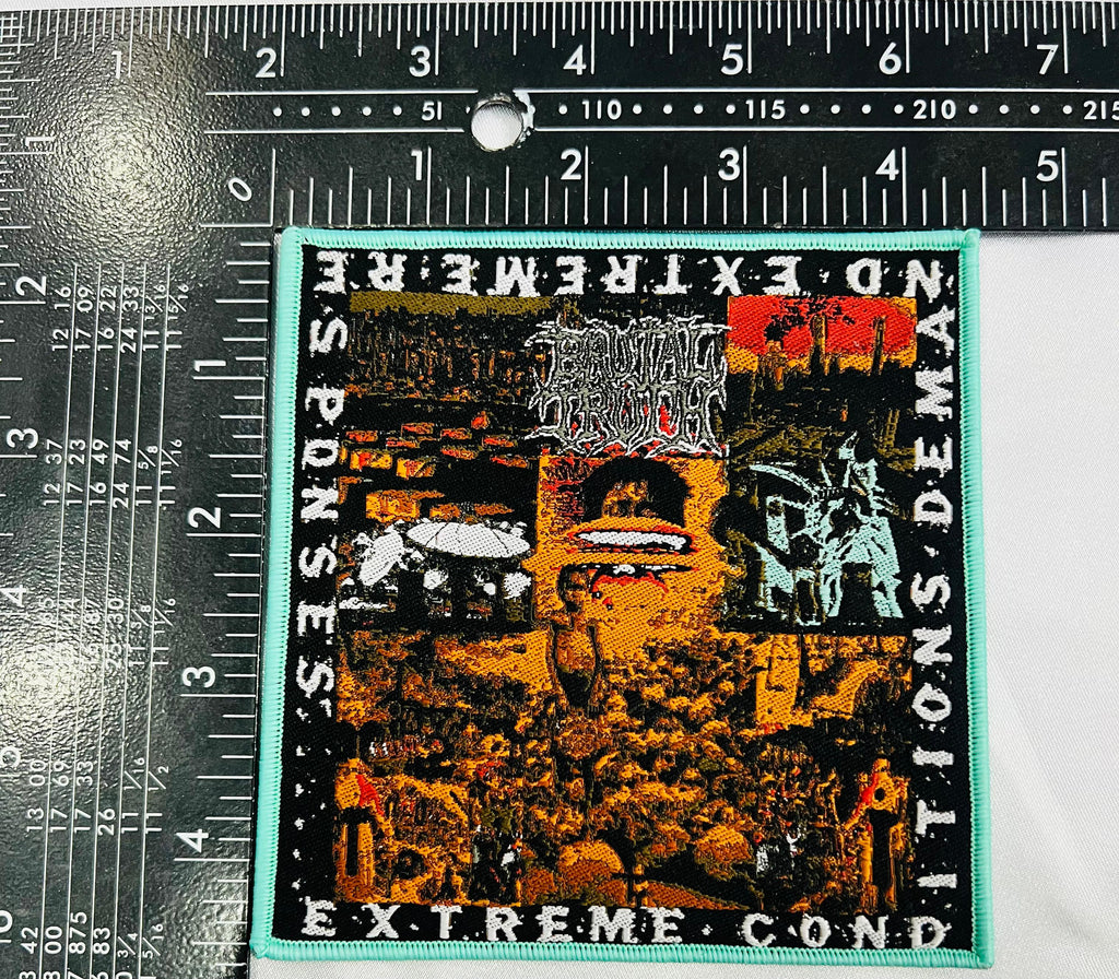 BRUTAL TRUTH - Extreme Conditions Demand Extreme Responses - Woven Patch