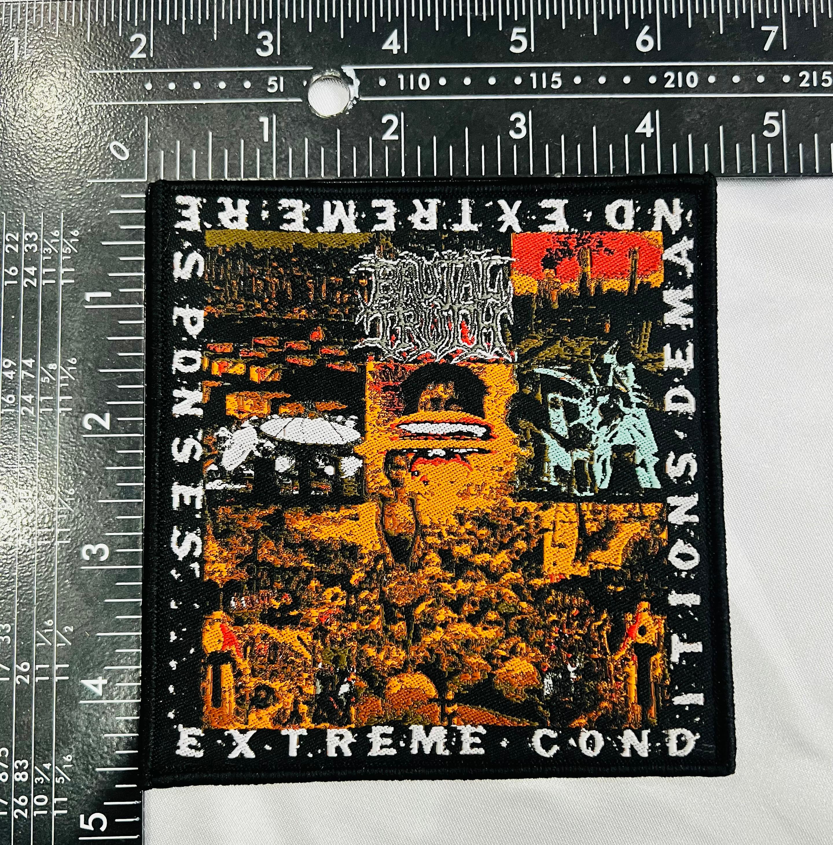BRUTAL TRUTH - Extreme Conditions Demand Extreme Responses - Woven Patch