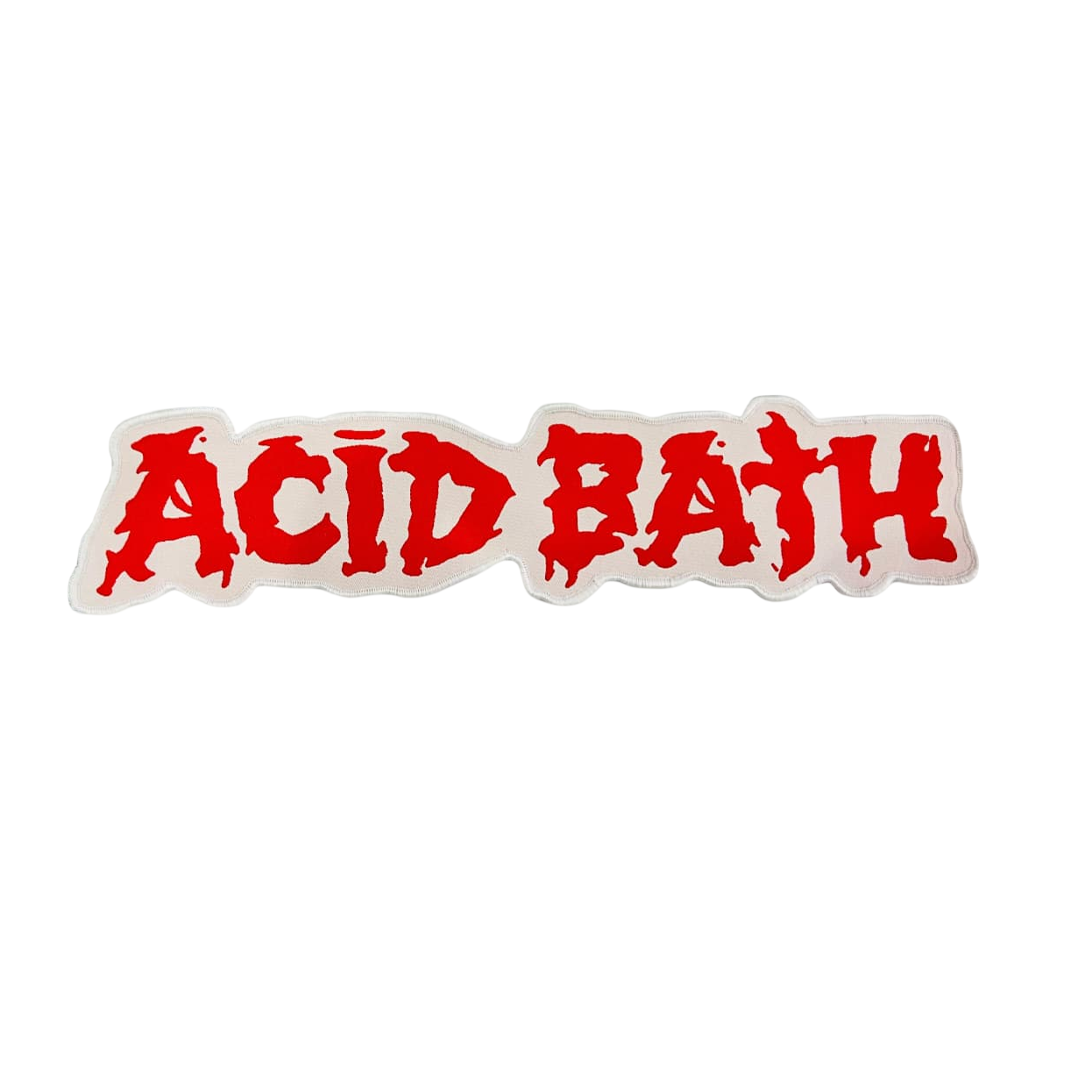 ACID BATH - Logo - Oversized Woven Patch