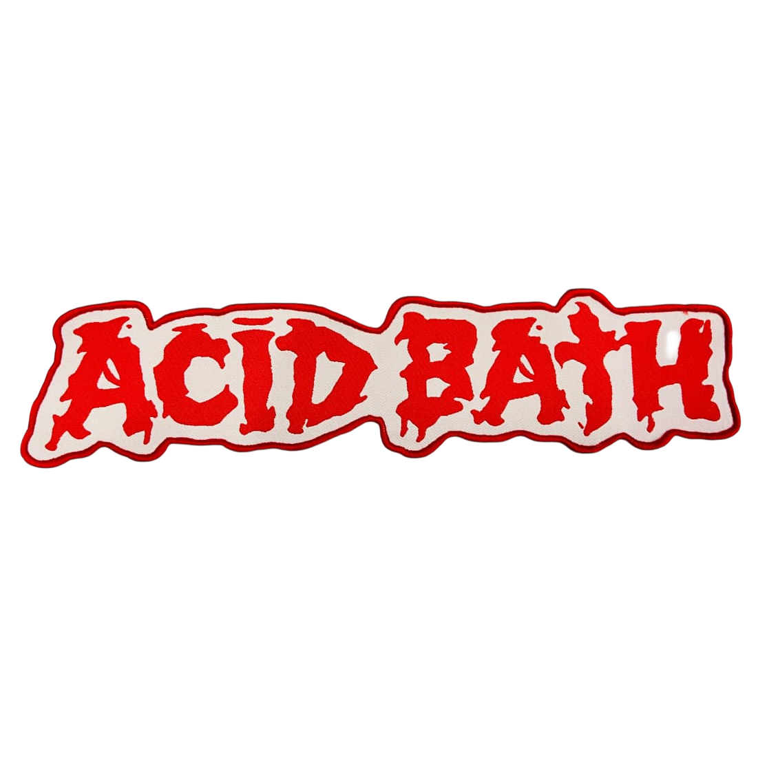 ACID BATH - Logo - Oversized Woven Patch