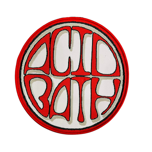 ACID BATH - (Red) Logo - Woven Patch