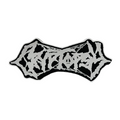 CRYPTOPSY - White Logo - Oversized Woven Patch