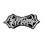 CRYPTOPSY - White Logo - Oversized Woven Patch