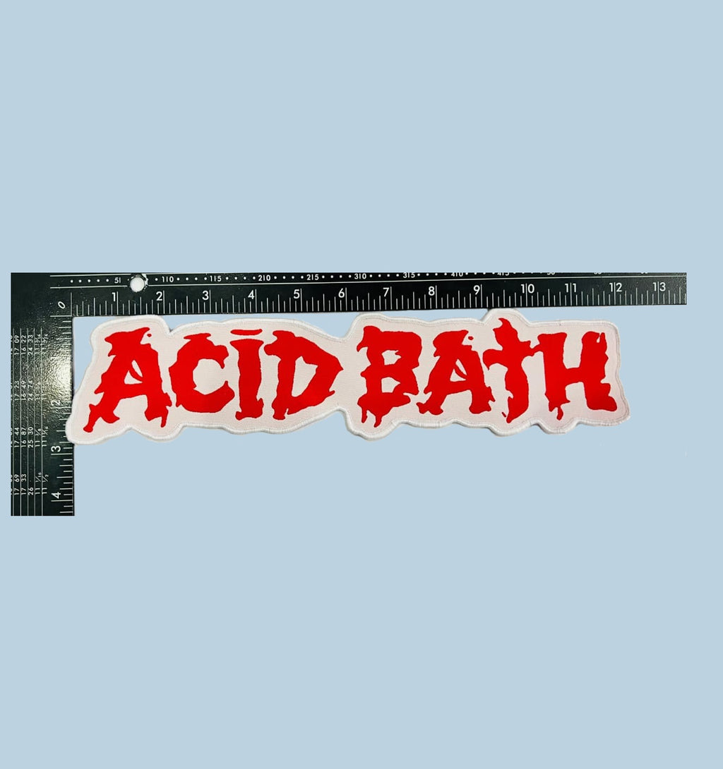 ACID BATH - Logo - Oversized Woven Patch