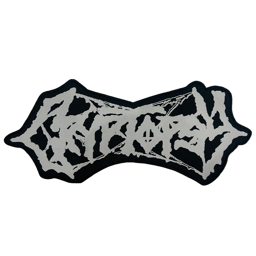 CRYPTOPSY - White Logo - Oversized Woven Patch