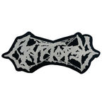 CRYPTOPSY - White Logo - Oversized Woven Patch