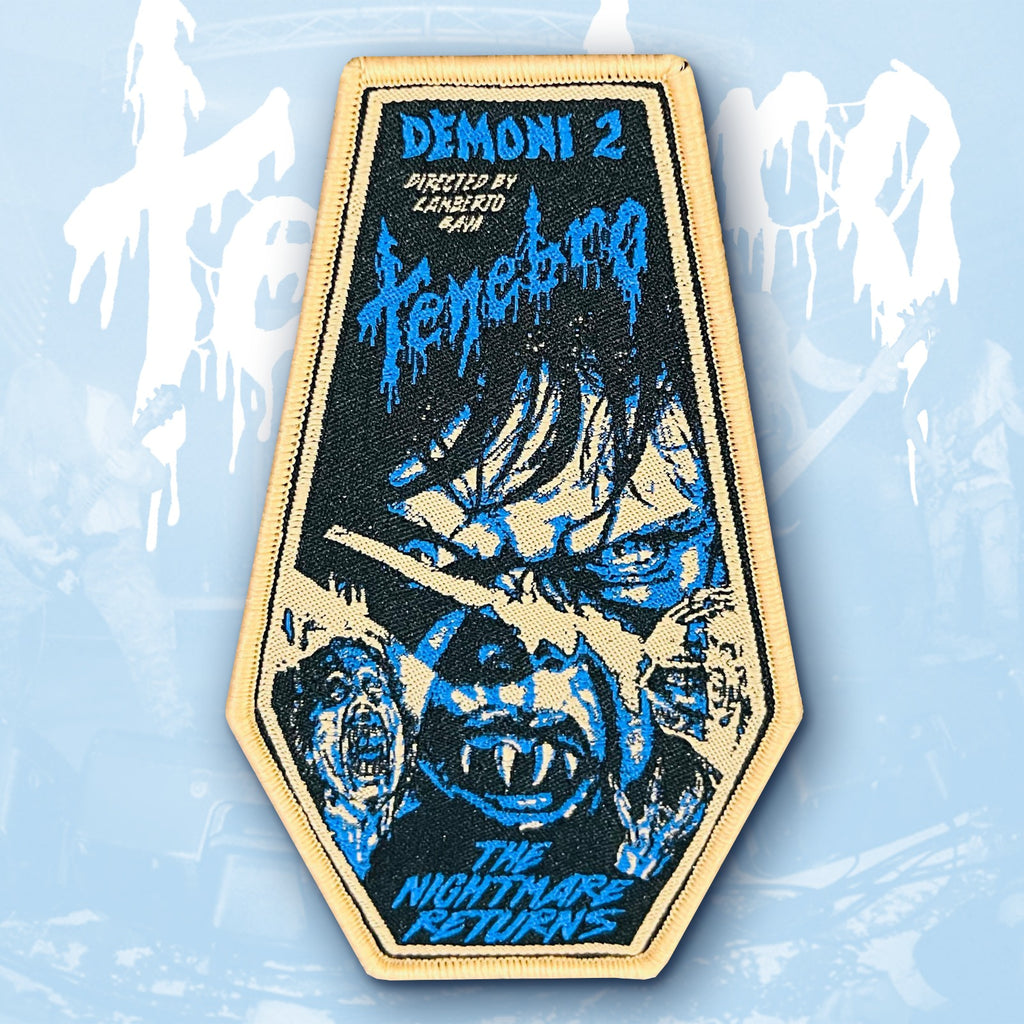 TENEBRO - Demoni 2 - Coffin Shaped Woven Patch