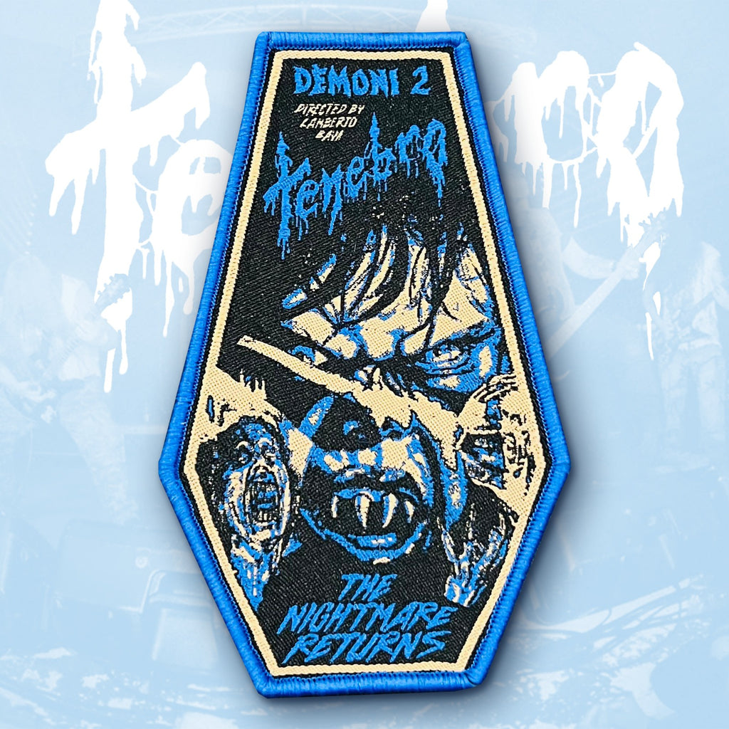 TENEBRO - Demoni 2 - Coffin Shaped Woven Patch