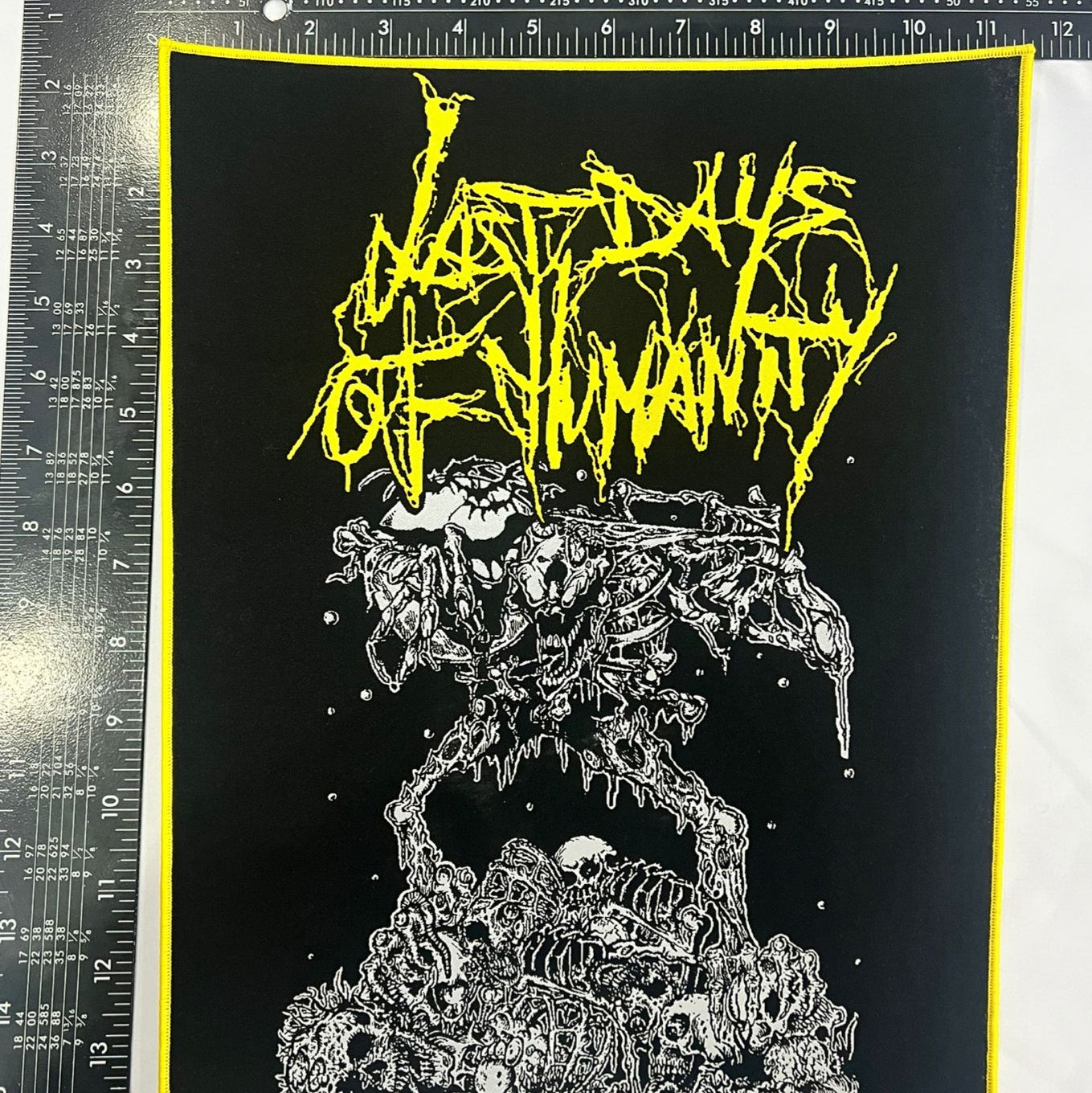 LAST DAYS OF HUMANITY - Woven Backpatch