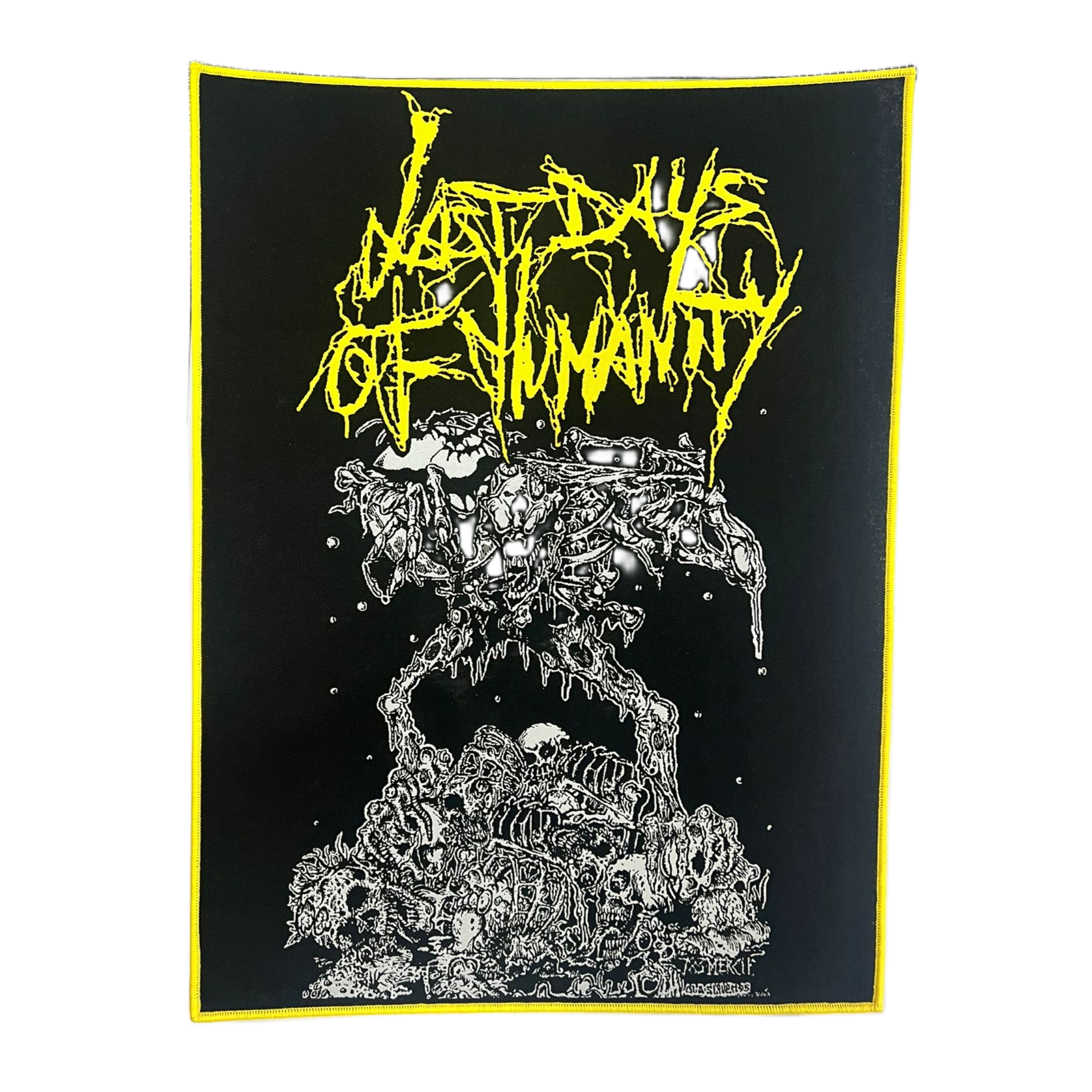 LAST DAYS OF HUMANITY - Woven Backpatch