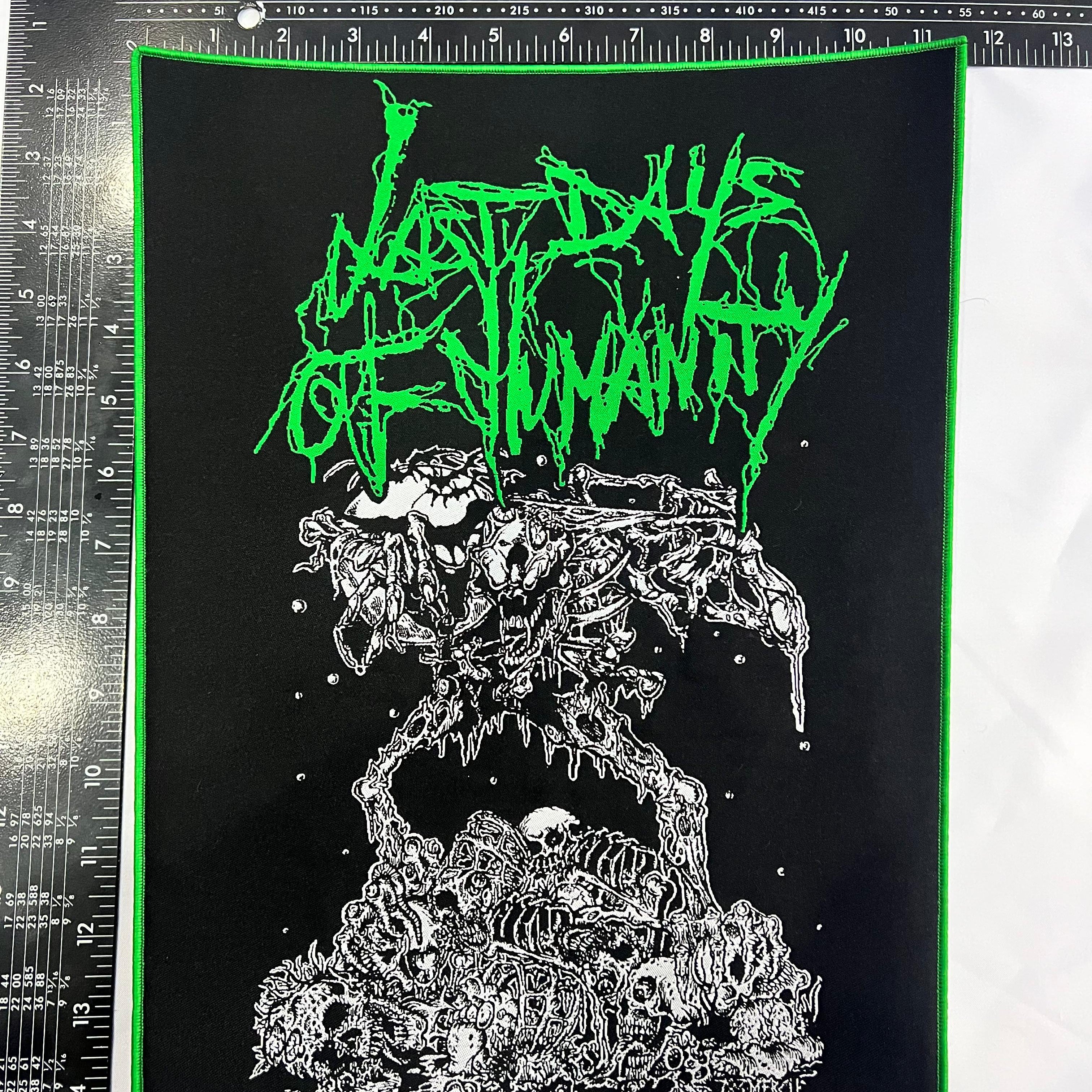 LAST DAYS OF HUMANITY - Woven Backpatch