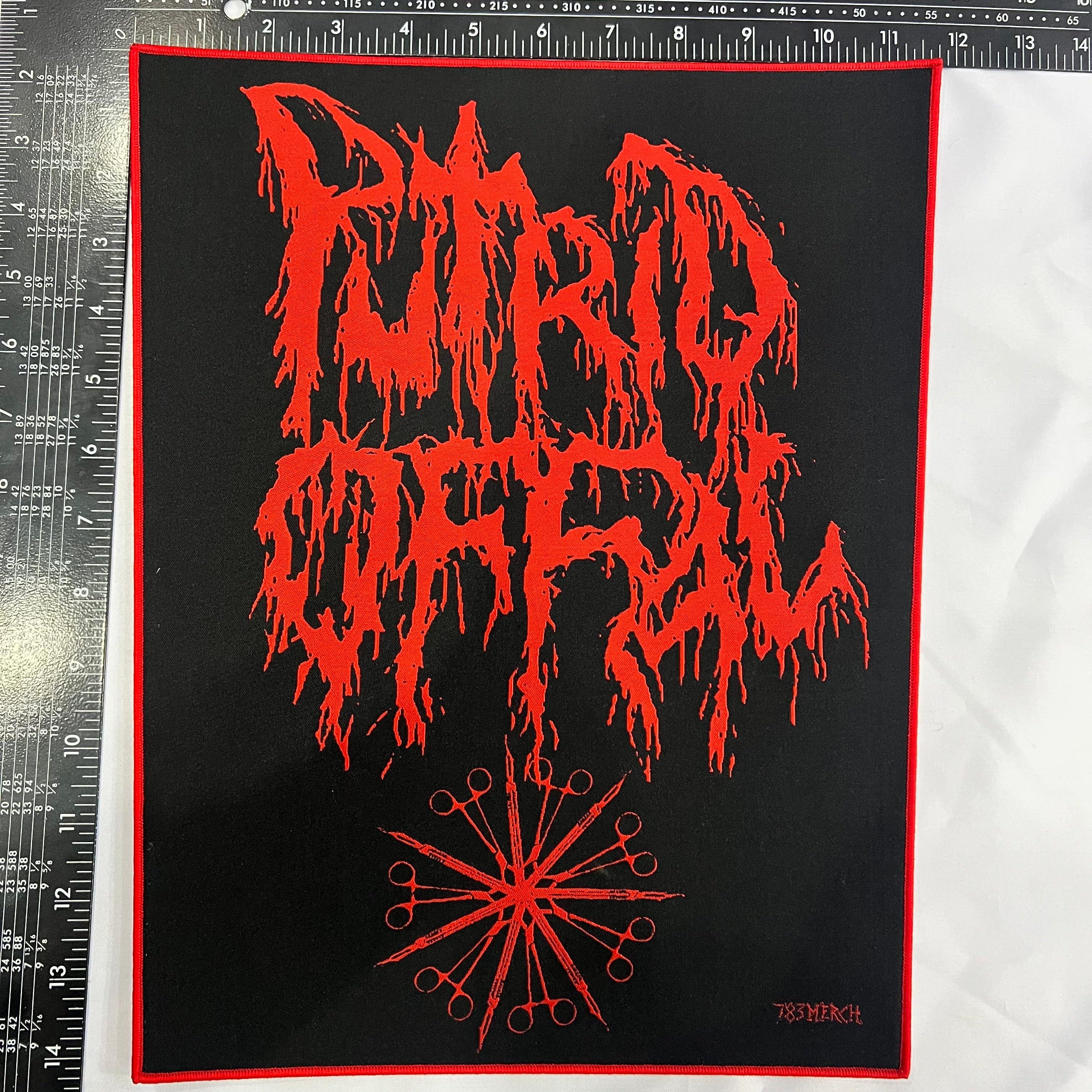PUTRID OFFAL - Logo - Woven Backpatch