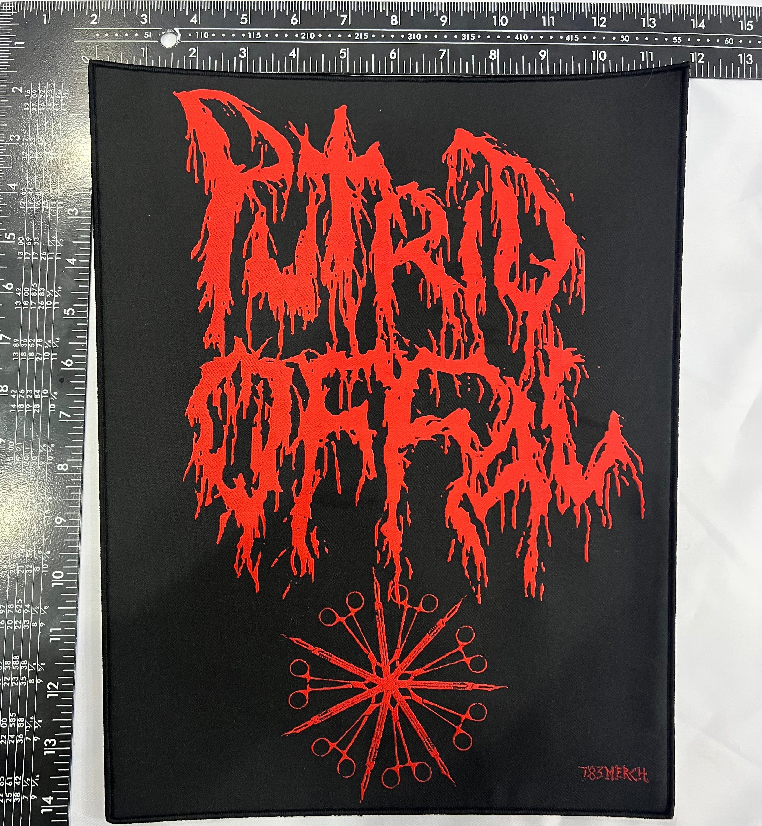 PUTRID OFFAL - Logo - Woven Backpatch
