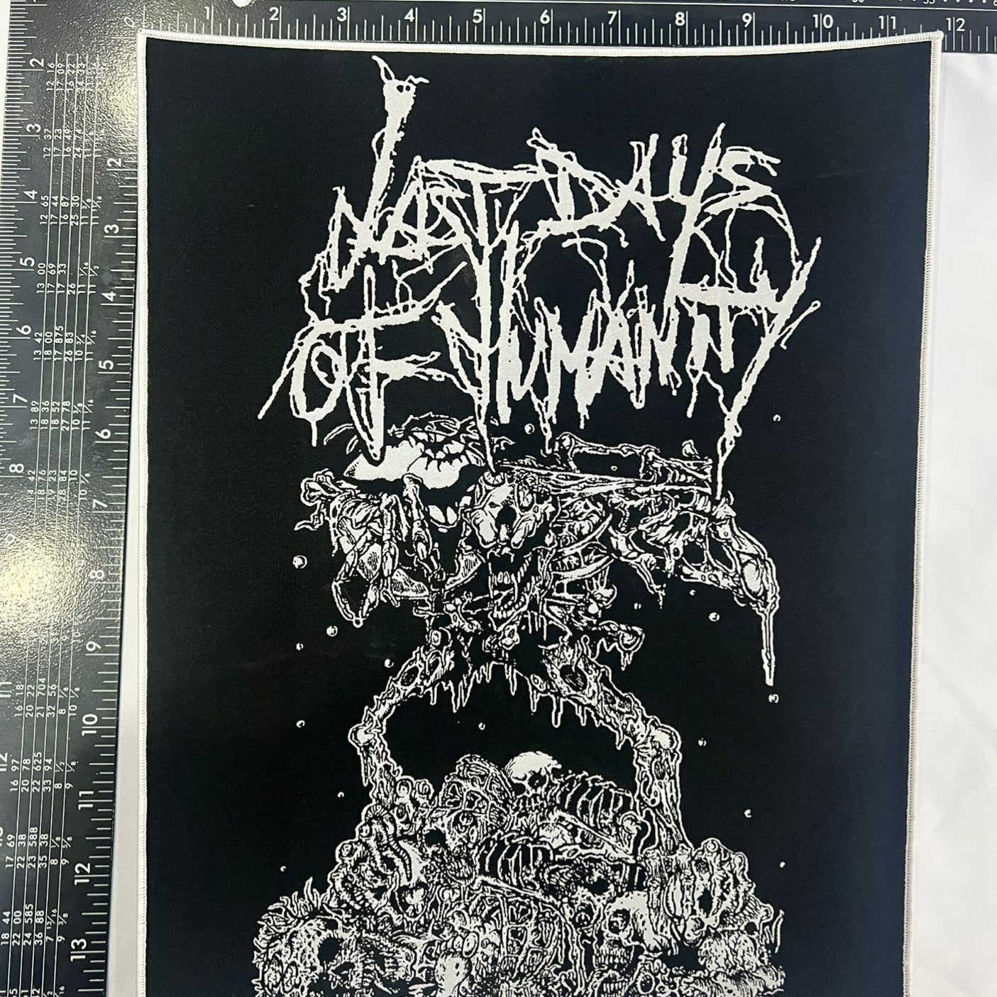 LAST DAYS OF HUMANITY - Woven Backpatch