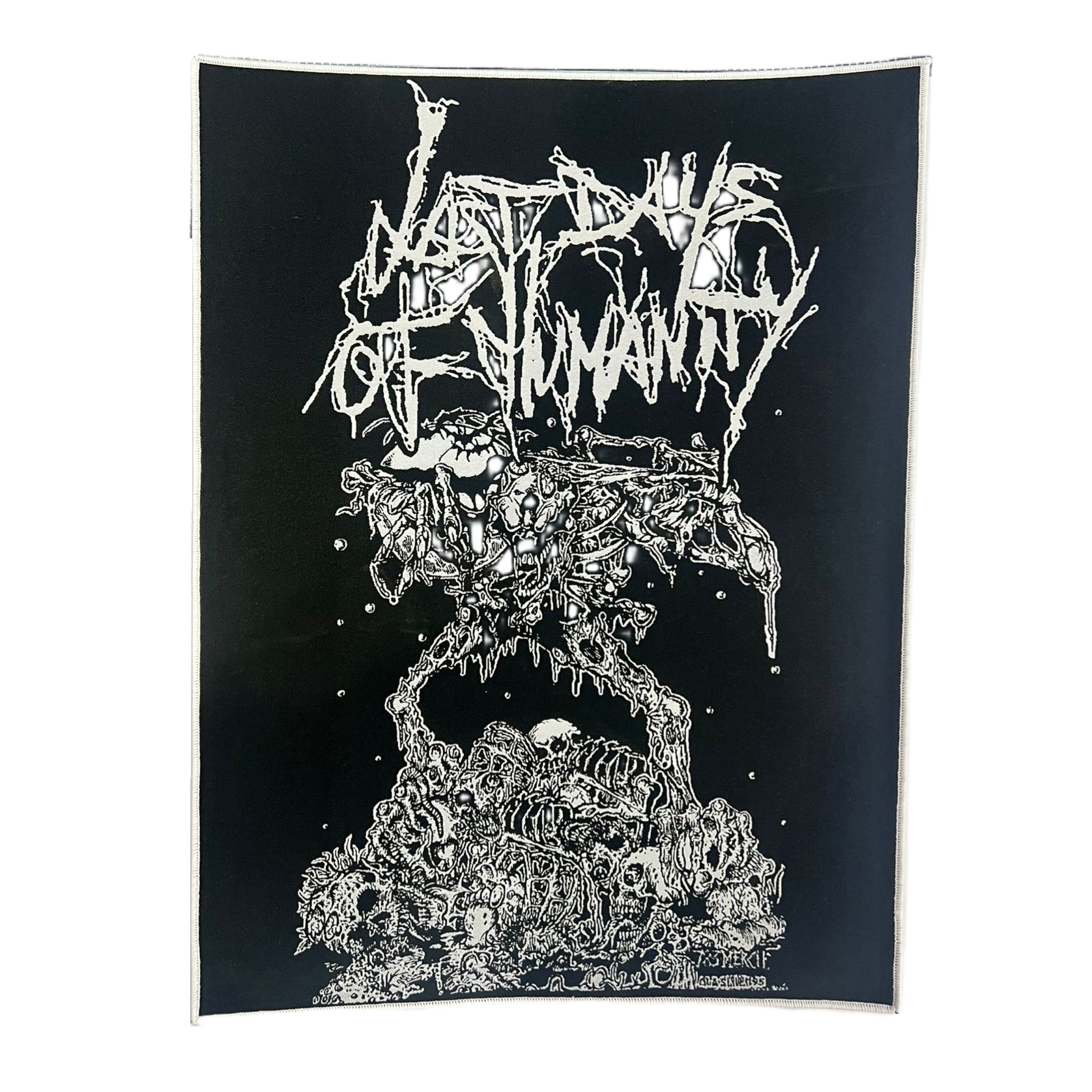 LAST DAYS OF HUMANITY - Woven Backpatch