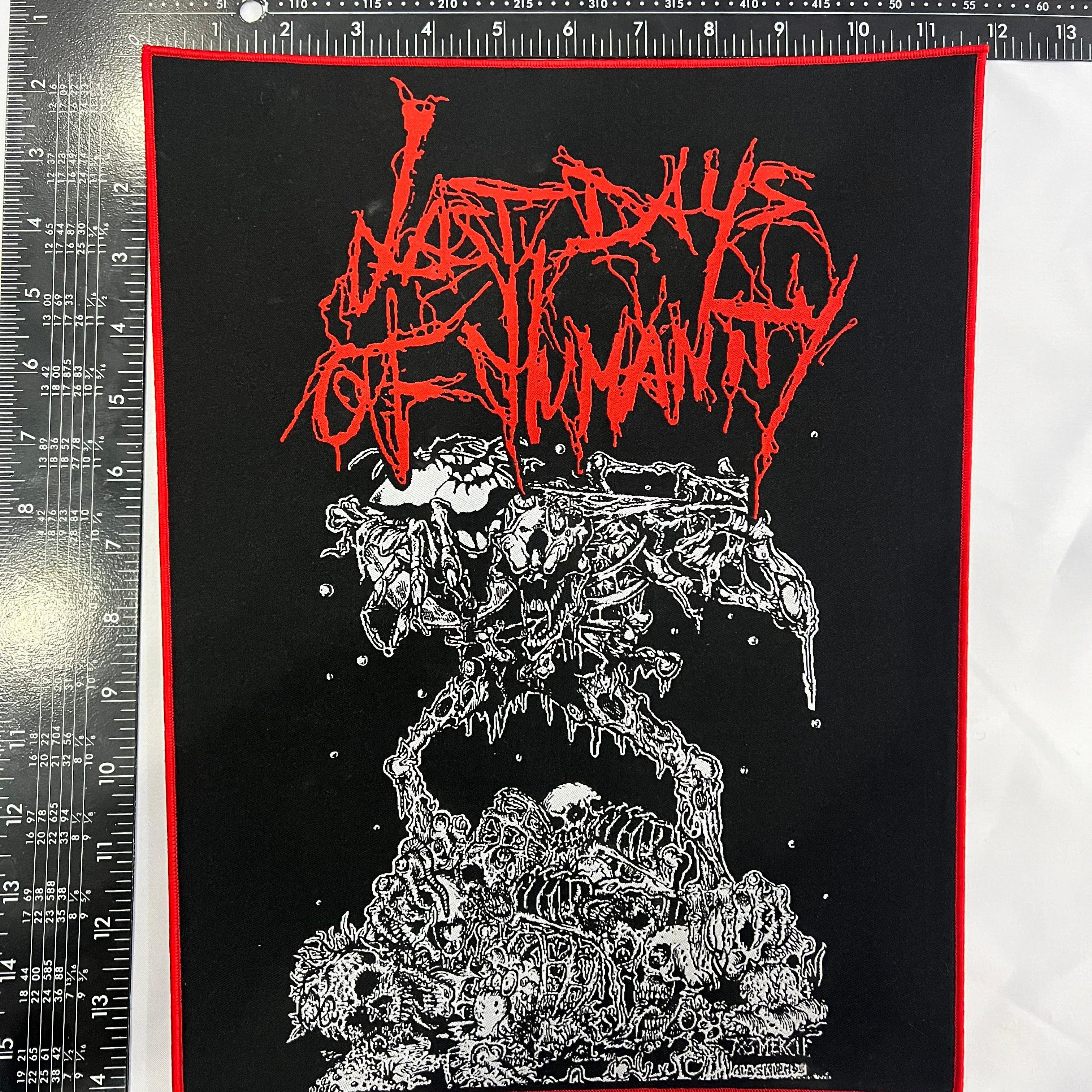 LAST DAYS OF HUMANITY - Woven Backpatch