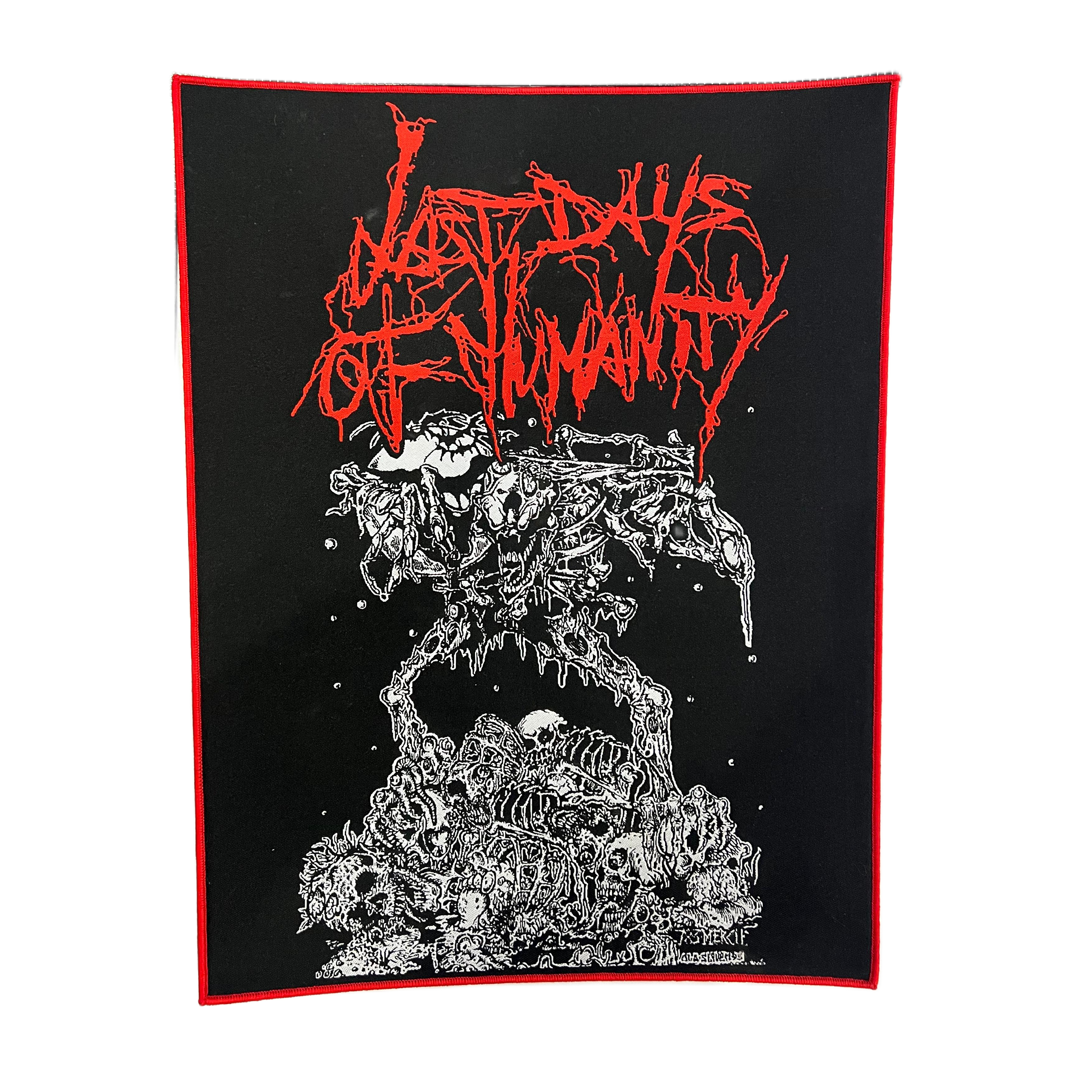 LAST DAYS OF HUMANITY - Woven Backpatch