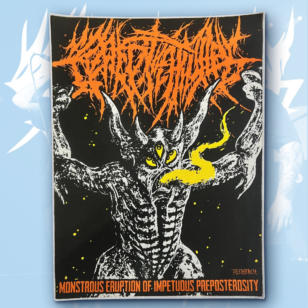 CREPITATION - Monstrous Eruption of Impetuous Preposterosity - Woven Backpatch