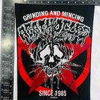 AGATHOCLES - Grinding n Mincing - Woven Backpatch
