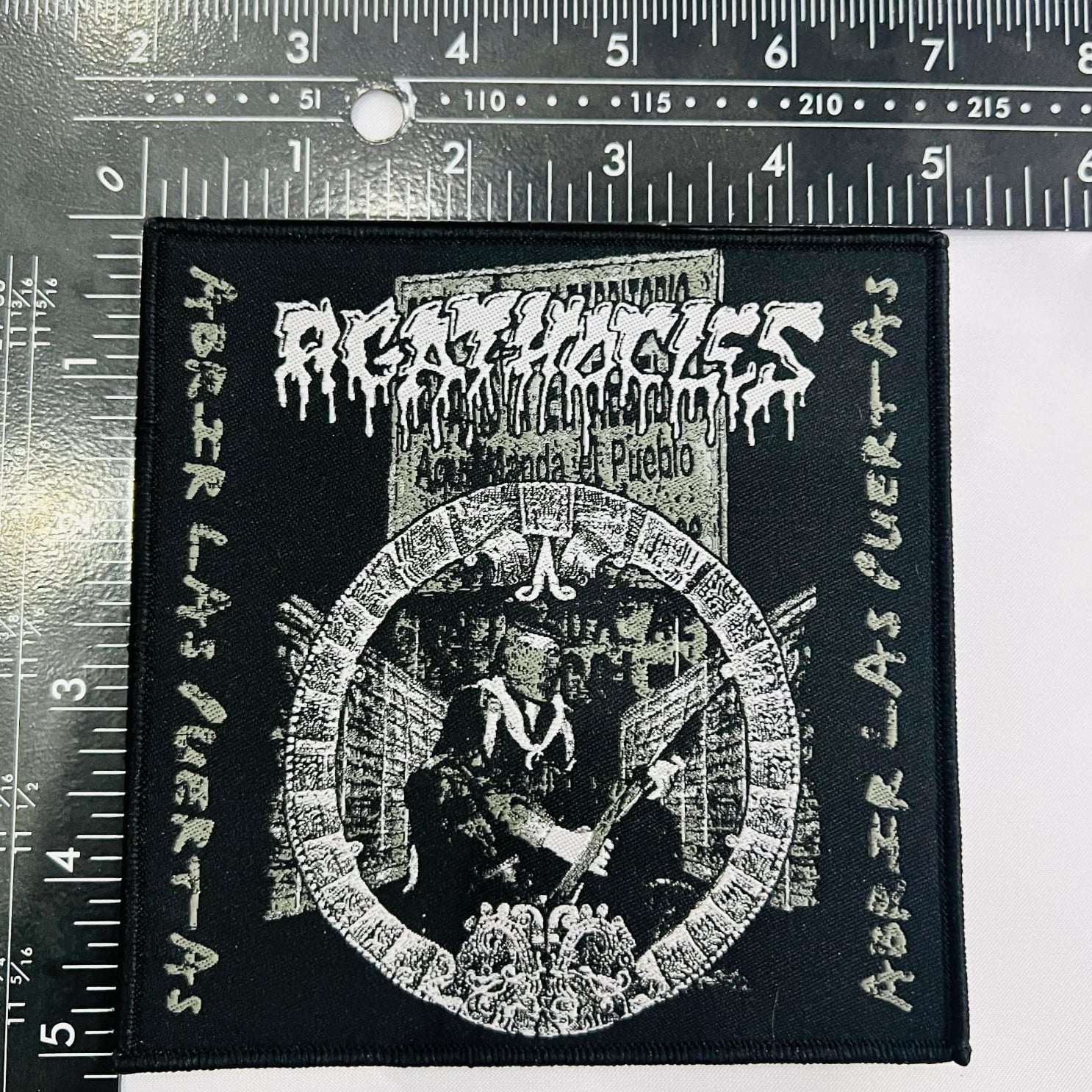 AGATHOCLES - Abrir Las Puertas - Woven Patch