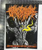 CREPITATION - Monstrous Eruption of Impetuous Preposterosity - Woven Backpatch