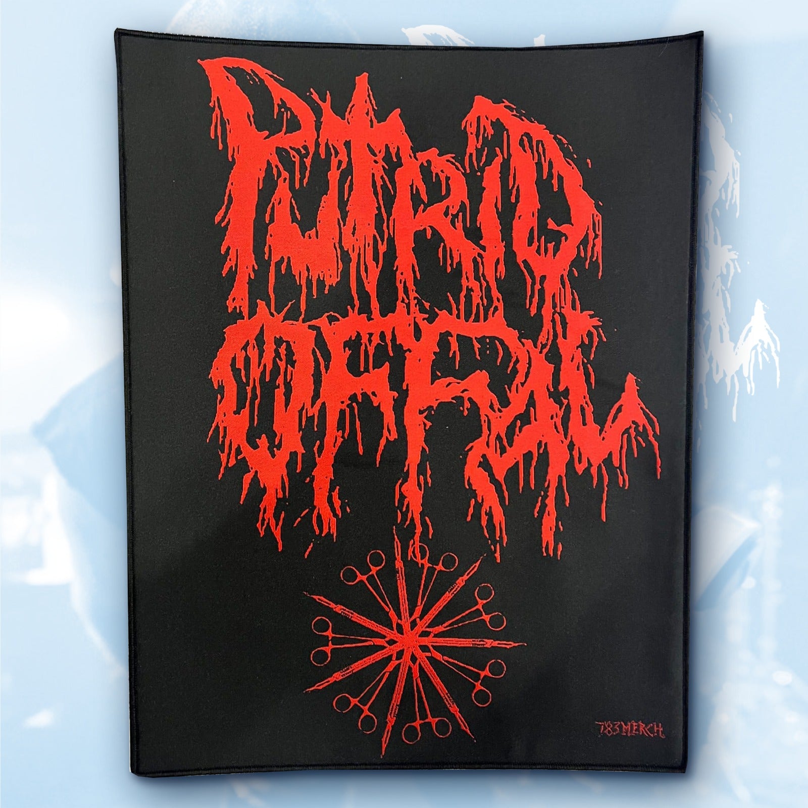 PUTRID OFFAL - Logo - Woven Backpatch