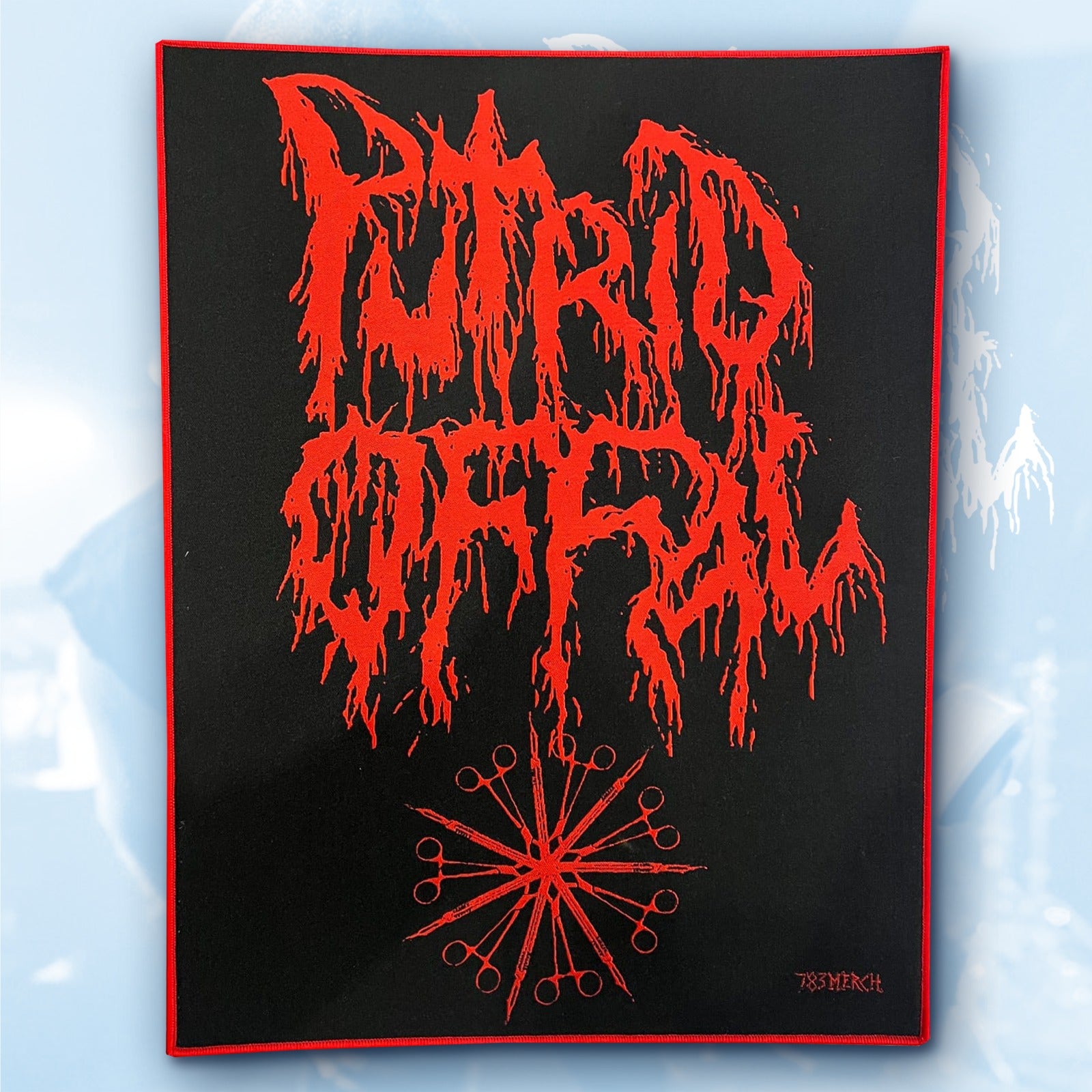 PUTRID OFFAL - Logo - Woven Backpatch