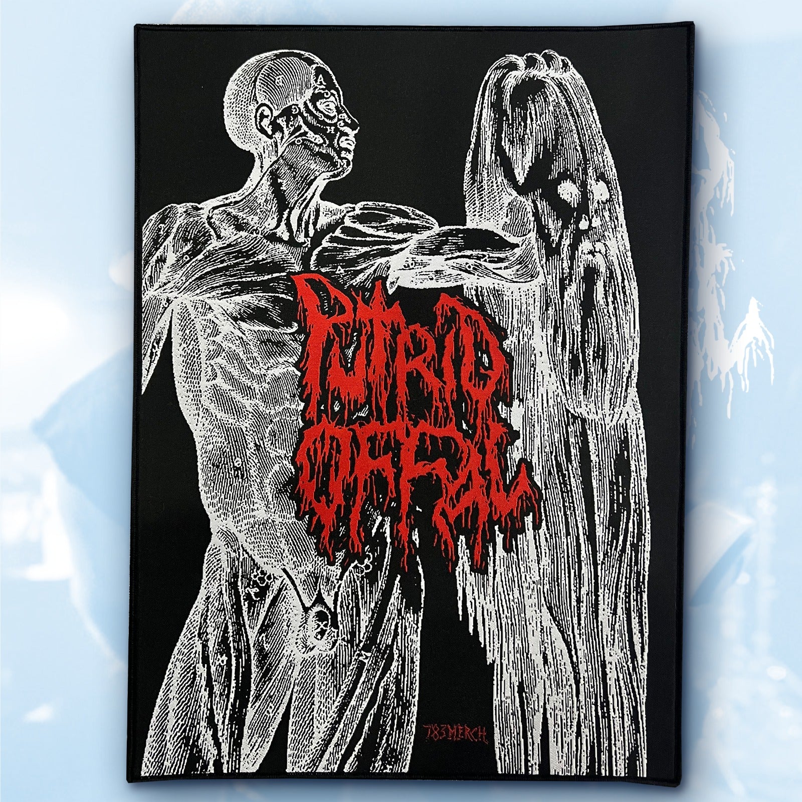 PUTRID OFFAL - Skinned - Woven Backpatch