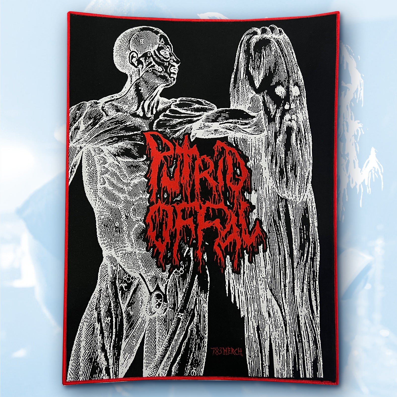 PUTRID OFFAL - Skinned - Woven Backpatch