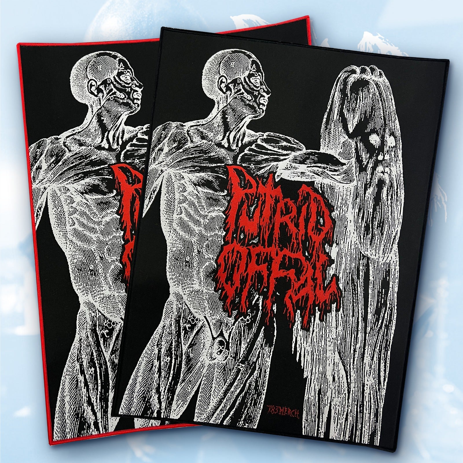 PUTRID OFFAL - Skinned - Woven Backpatch