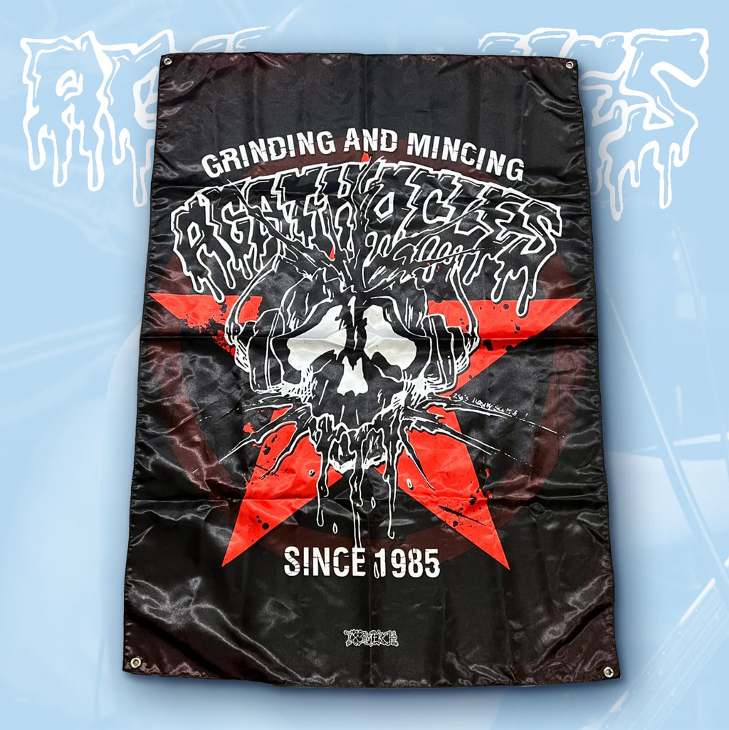 AGATHOCLES - Grinding n Mincing - Wall Flag / Textile Poster