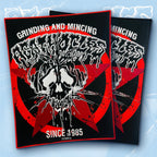 AGATHOCLES - Grinding n Mincing - Woven Backpatch