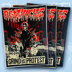 AGATHOCLES - Grind Is Protest - Woven Backpatch