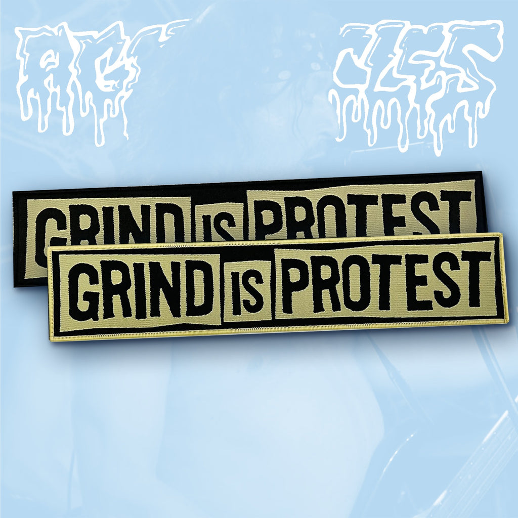 AGATHOCLES - Grind Is Protest - Oversized Woven Patch
