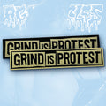 AGATHOCLES - Grind Is Protest - Oversized Woven Patch