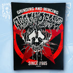 AGATHOCLES - Grinding n Mincing - Woven Backpatch