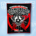 AGATHOCLES - Grinding n Mincing - Woven Backpatch