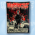 AGATHOCLES - Grind Is Protest - Woven Backpatch