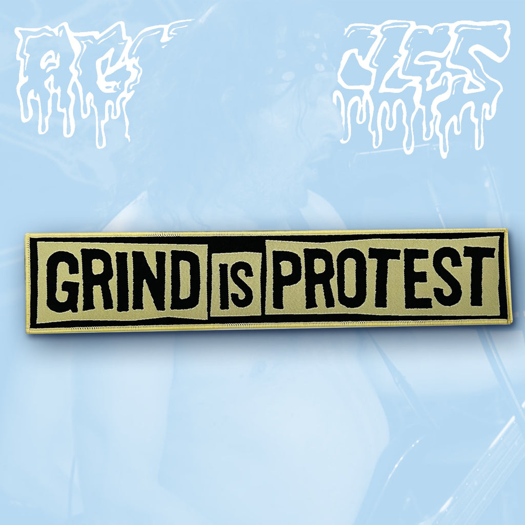 AGATHOCLES - Grind Is Protest - Oversized Woven Patch