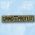 AGATHOCLES - Grind Is Protest - Oversized Woven Patch