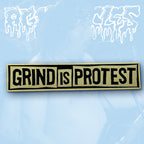 AGATHOCLES - Grind Is Protest - Oversized Woven Patch