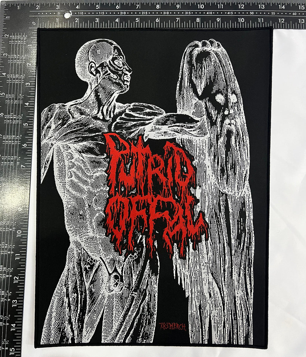 PUTRID OFFAL - Skinned - Woven Backpatch