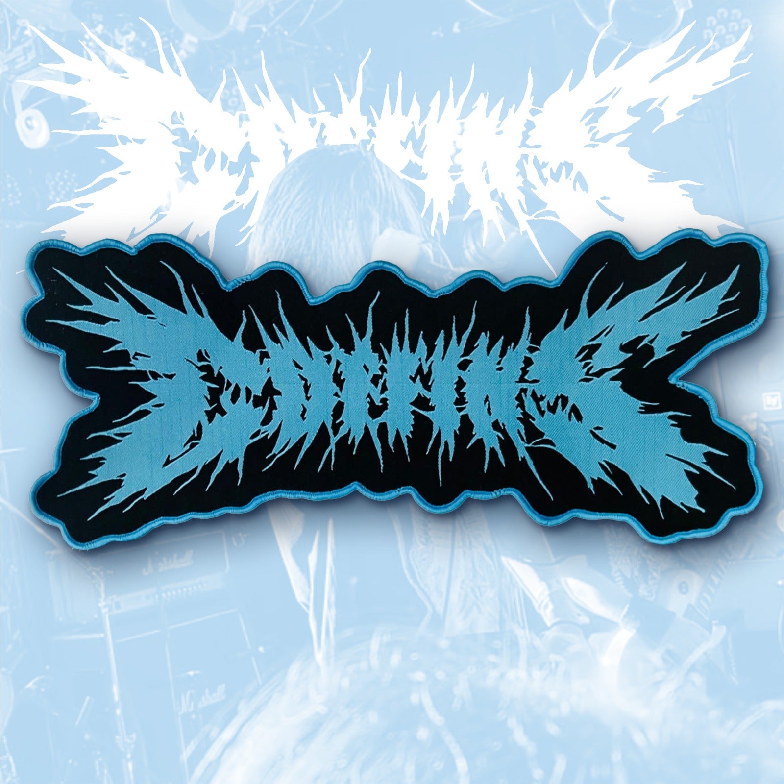 COFFINS - Oversized Logo Shaped Woven Patch