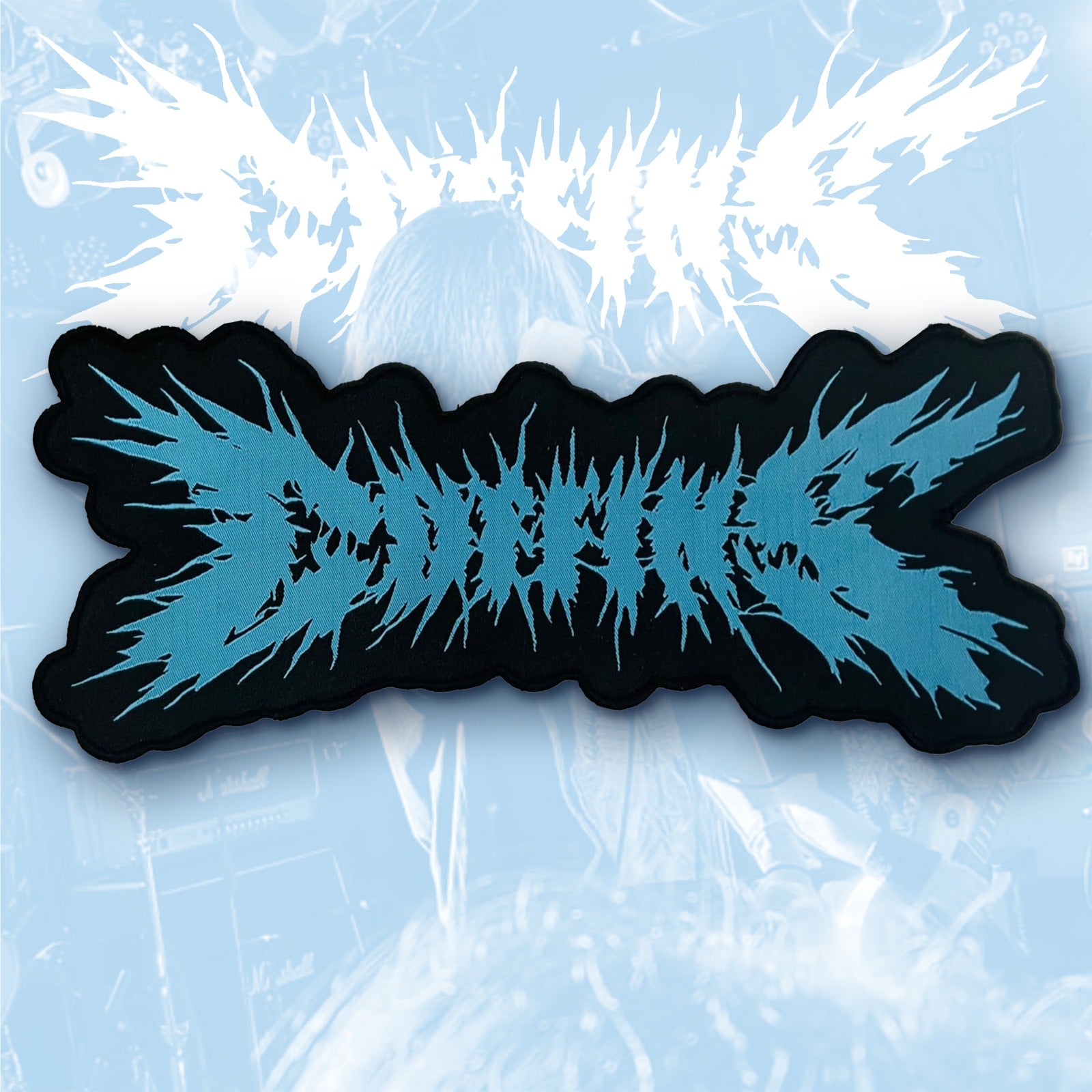 COFFINS - Oversized Logo Shaped Woven Patch