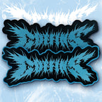 COFFINS - Oversized Logo Shaped Woven Patch