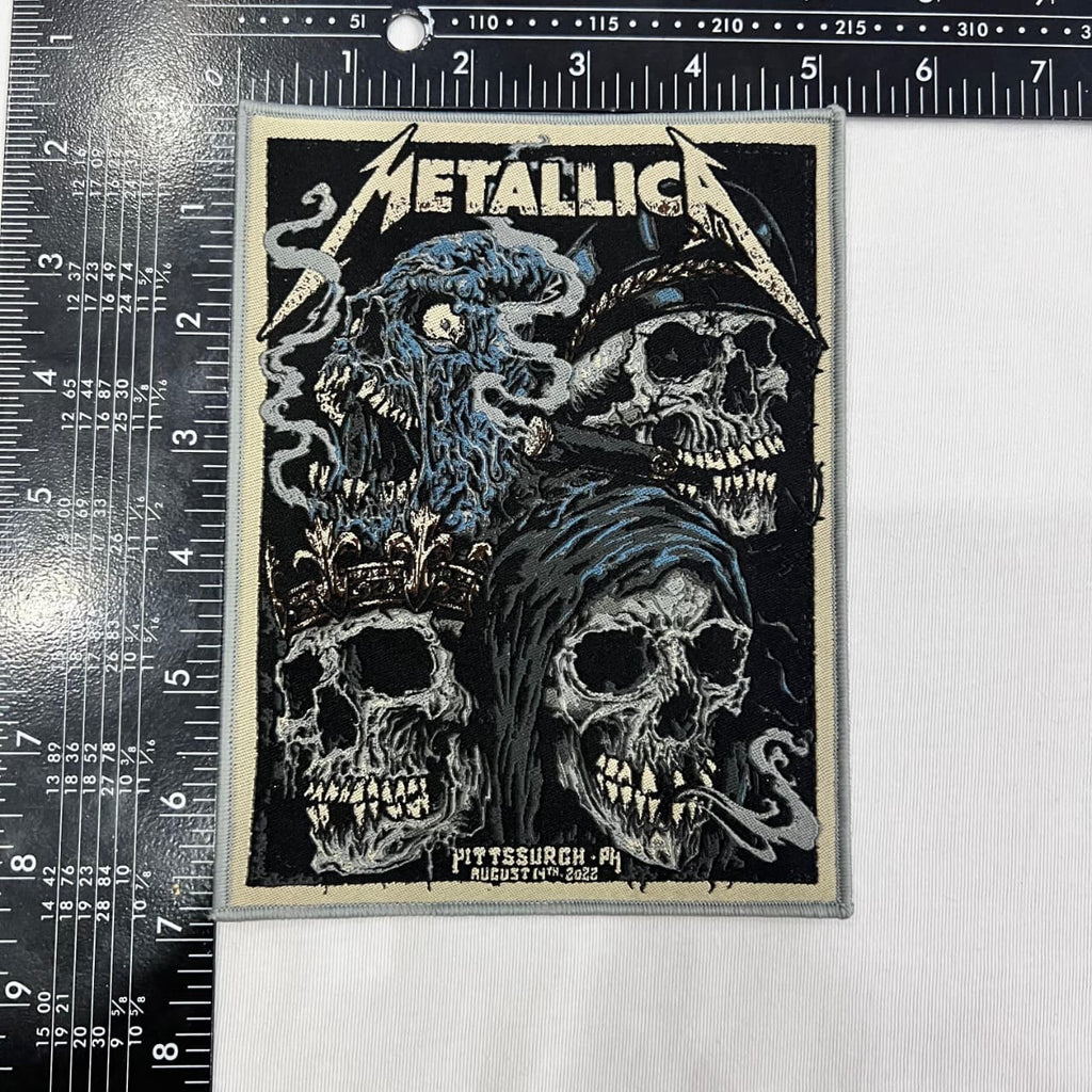 METALLICA - Pittsburgh August 14 2022 - Woven Patch
