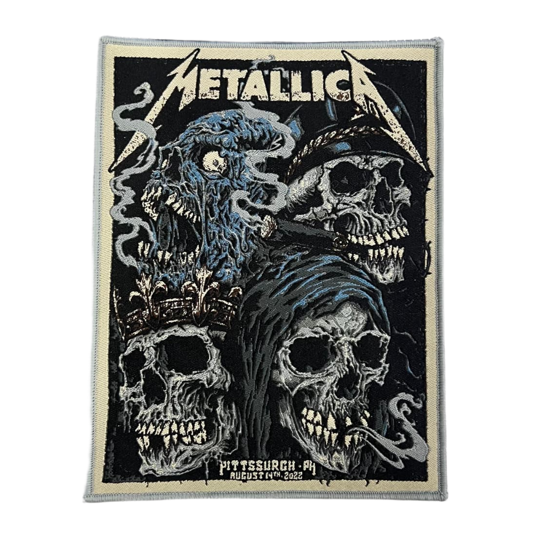 METALLICA - Pittsburgh August 14 2022 - Woven Patch